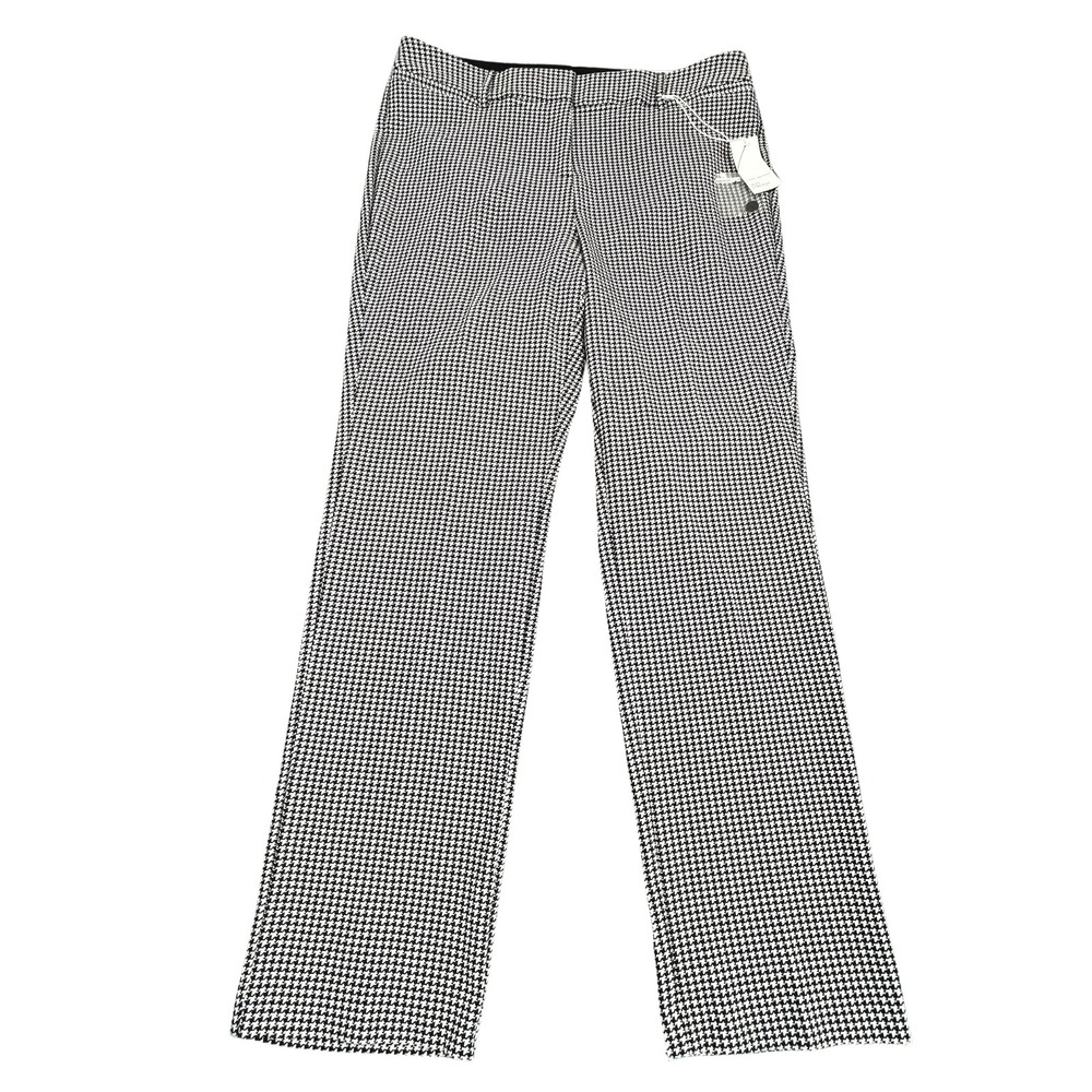 NWT Lane Bryant Allie Sexy Stretch Pants 16R Black White Houndstooth Trousers
